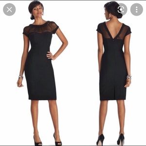 WHBM Black Siren Dress Sz 00 NWT